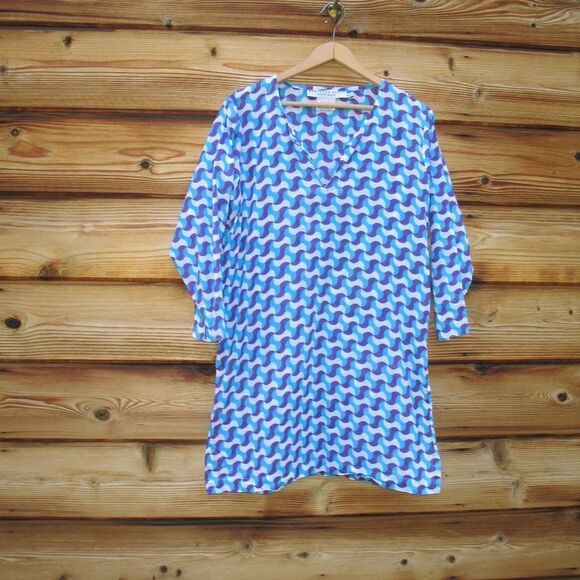 Gretchen Scott Designs Lightweight Cotton Print Tunic - Picture 1 of 7